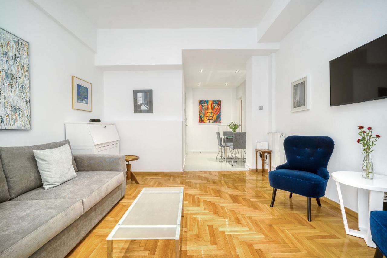 Elegant Light Two Bedroom Apartment In City Center Ateny Zewnętrze zdjęcie