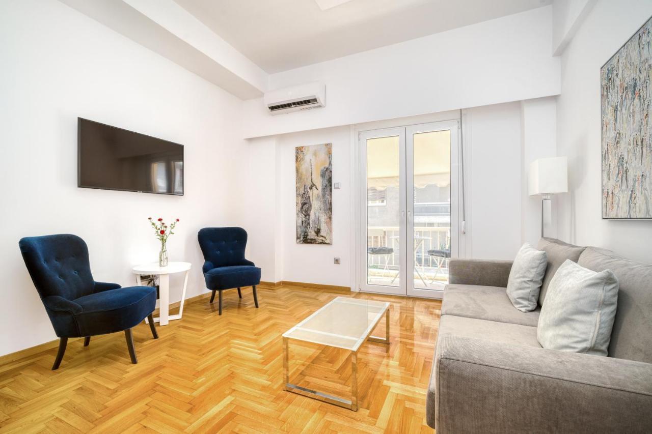 Elegant Light Two Bedroom Apartment In City Center Ateny Zewnętrze zdjęcie