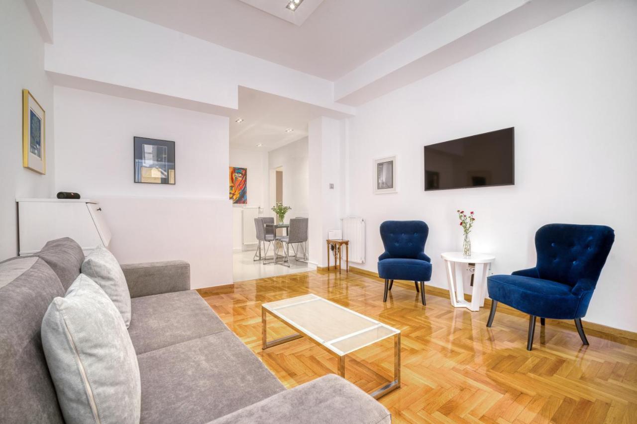Elegant Light Two Bedroom Apartment In City Center Ateny Zewnętrze zdjęcie