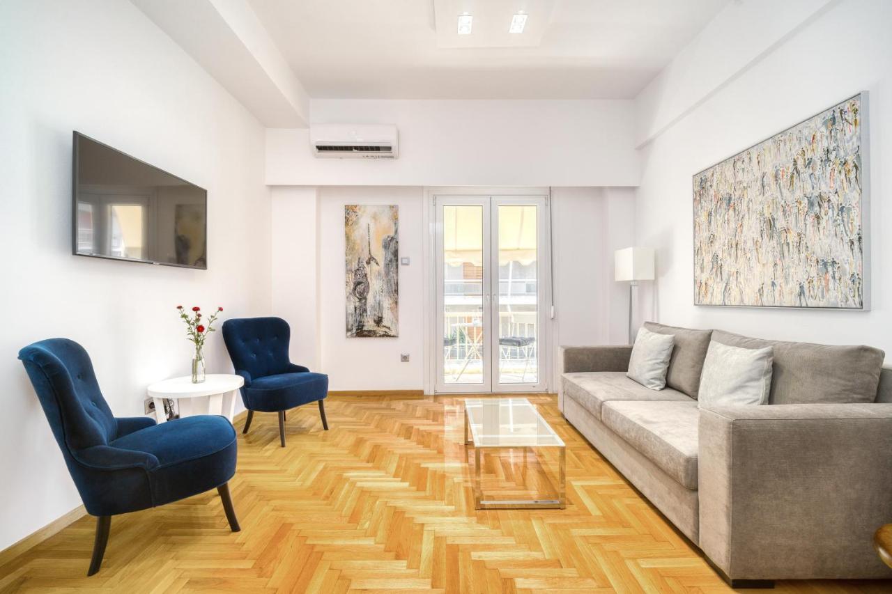 Elegant Light Two Bedroom Apartment In City Center Ateny Zewnętrze zdjęcie